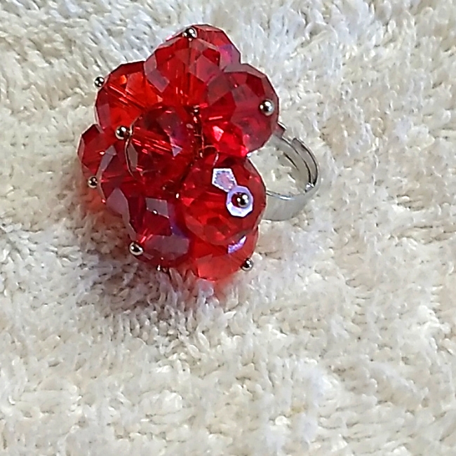 Red Bead Ring